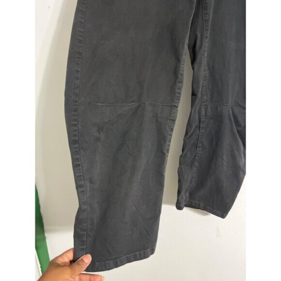 NILI LOTAN Shon Barrrel Black Wash Utility Pants With Front Patch Pockets size 0 - Picture 5 of 13